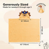 KeaBabies Playpals Baby Hooded Towel