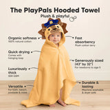 KeaBabies Playpals Baby Hooded Towel