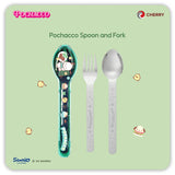 Sanrio Charcaters & CHERRY Stainless Spoon and Fork Set