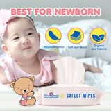 Kleenfant Cherry Blossom Baby Wipes Travel Pack (Pack of 6)