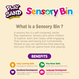The Kiddie Concept Play Sand Sensory Bin