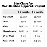 Bao Bei Maxi Bamboo Zippered Frogsuit