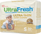 UltraFresh Ultra Thin Taped Diapers
