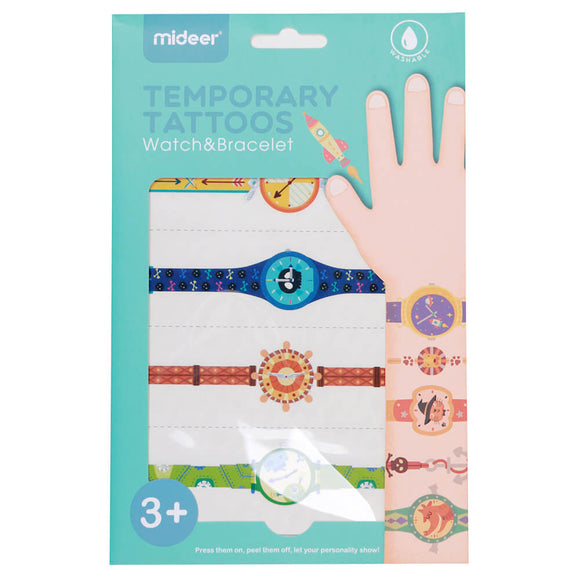 Mideer Temporary Tattoo Watch and Bracelet