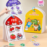 The Kiddie Concept Color Sorting Busy Book