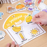 The Kiddie Concept Color Sorting Busy Book