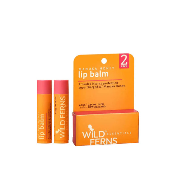 Wild Ferns Essentials Manukha Honey Lip Balm (2 pack)