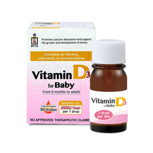 Morishita Jintan Vitamin D3 Baby Drops