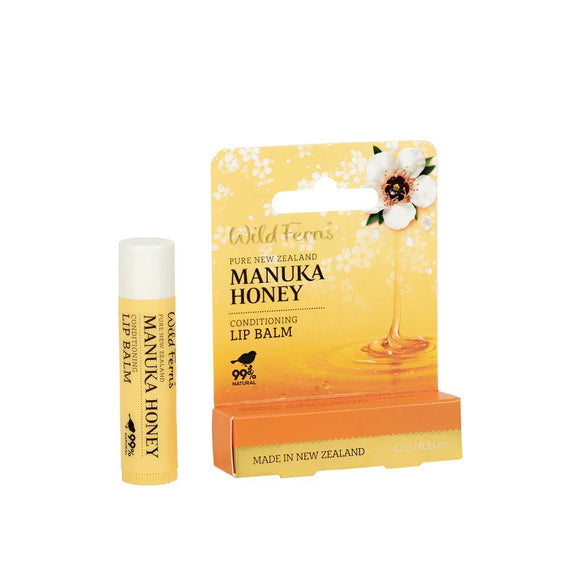 Wild Ferns Manuka Honey Lip Balm Stick 4.2g