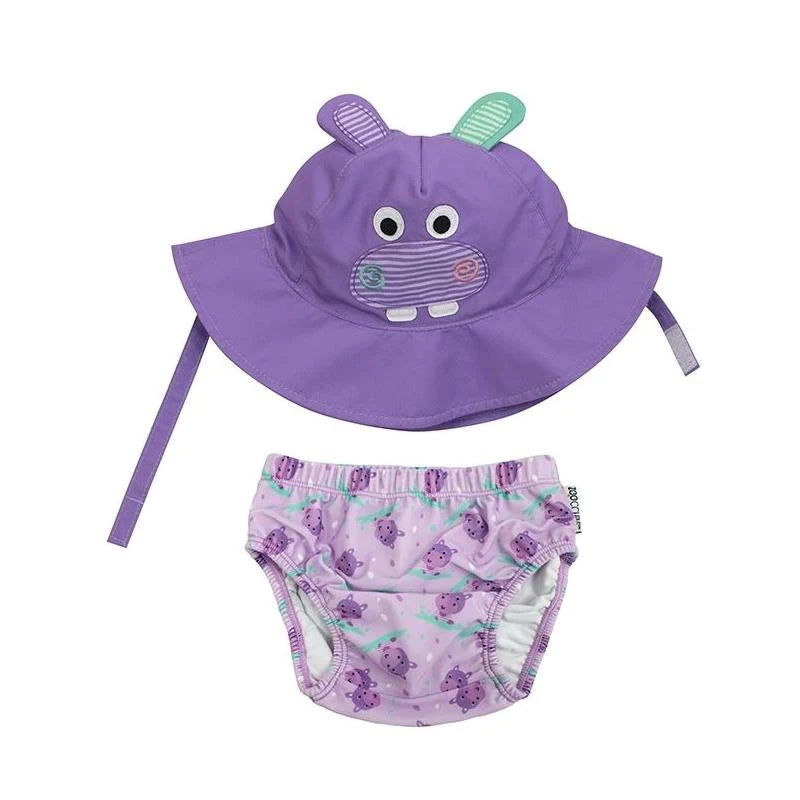Zoocchini Swim Diaper and Sun Hat Set Baby Hub Philippines