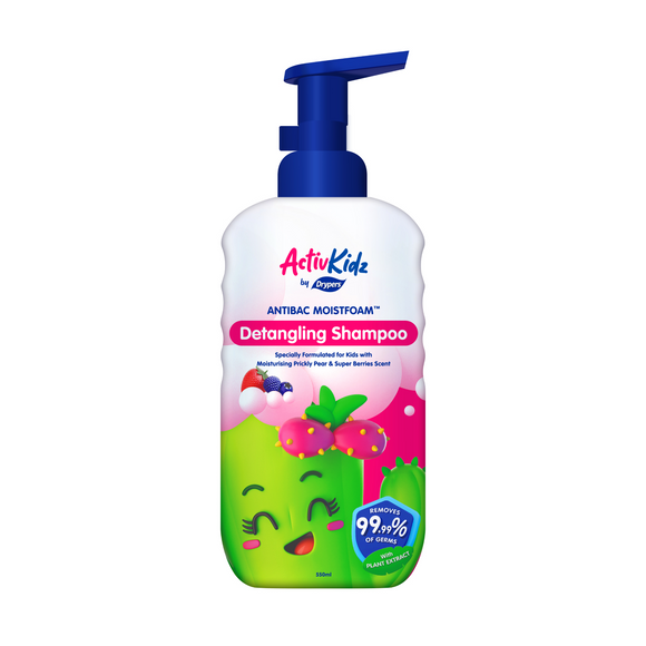 Drypers ActivKids AntiBac Shampoo 550ml
