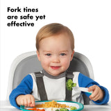 OXO Tot On-The-Go Plastic Fork And Spoon Set With Carrying Case