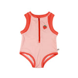 Zoocchini UP50+ Girls Ribbed Swimsuit