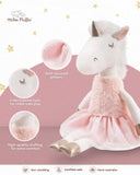 Mikee Fluffie "Faith the Unicorn" Plush Doll 16"