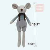 Mikee Fluffie "Marcus the Mouse" Plush Doll 16"