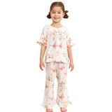 Ann & Dan Bamboo Pajama Set (Butterflies & Little Lambs)
