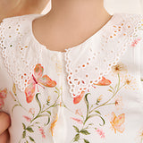 Ann & Dan Bamboo Pajama Set (Butterflies & Little Lambs)