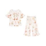 Ann & Dan Bamboo Pajama Set (Butterflies & Little Lambs)