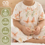 Ann & Dan Bamboo Pajama Set (Butterflies & Little Lambs)