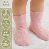 Ann & Dan Breathable Cotton Baby Socks Set of 5