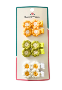 Blooming Wisdom Sunflower Clips Set