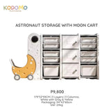 Kodomo Playhouse Storage Cabinet with Toy Cart