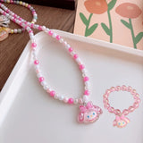 Sanrio Necklace and Bracelet Set