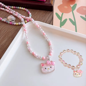 Sanrio Necklace and Bracelet Set