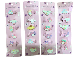 Sanrio 6-in-1 Hair Clips