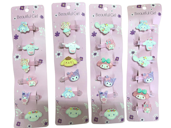 Sanrio 6-in-1 Hair Clips