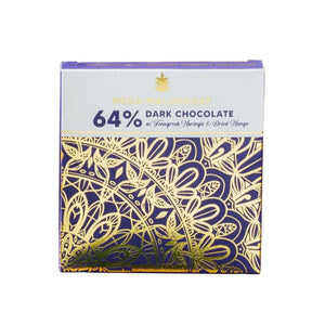 Auro 64% Dark Chocolate with Mega-Malunggay, Fenugreek & Dried Mango