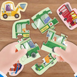 Little Fat Hugs 8-in-1 Vehicle Jigsaw Puzzle