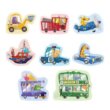 Little Fat Hugs 8-in-1 Vehicle Jigsaw Puzzle
