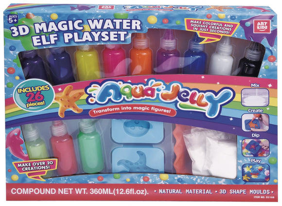 ArtKids 3D Aqua Jelly Magic Water Play Set (12 Color Set)