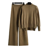 Artse MNL Knit High Neck Long Sleeves Pants Set