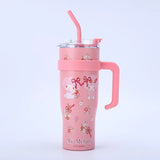 Sanrio Giant Tumbler with Metal Straw