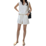 Artse MNL V-neck Top and Shorts Set