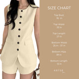 Artse MNL Vest Top and Shorts Set