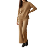 Artse MNL Knit High Neck Long Sleeves Pants Set