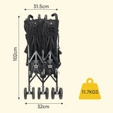 Jovikids Ezra Twin Stroller