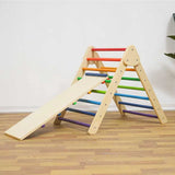 Bonjour Baby Curious Climber Pikler Triangle with Double-Sided Ramp