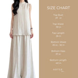Artse MNL Loose Tunic Top and Pants Set