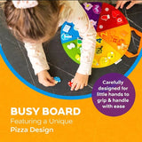 The Kiddie Concept Sensory Felt Color Sorting Busy Board
