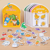 The Kiddie Concept Color Sorting Busy Book