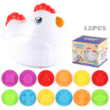 The Kiddie Concept Color and Shape Egg Matching Toy