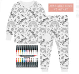 Snooze Avenue Coloring Pajamas