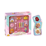 Kiddora Beads Pen Princess Charm Set