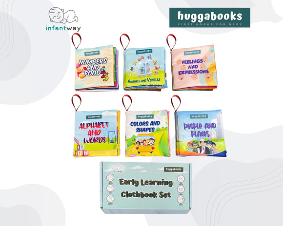 Infantway Early Learning Cloth Book Set