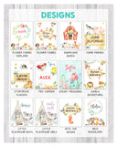 The Designery Baby Milestone Book