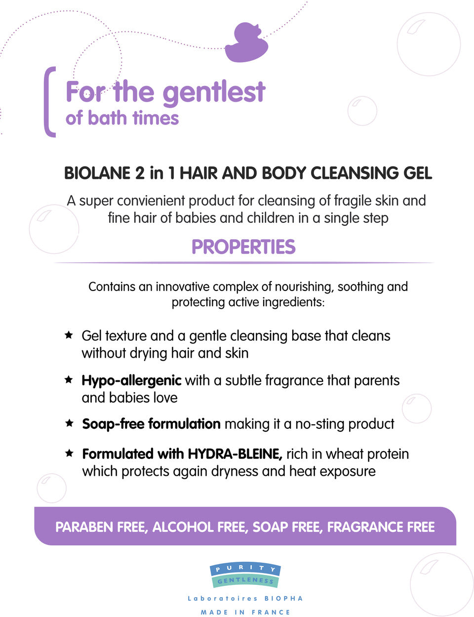 Biolane Expert Bio Body & Hair Cleansing Gel – Baby Hub Philippines